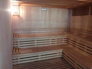 Sauna Seca del SPA Kanpondoa en Aoiz